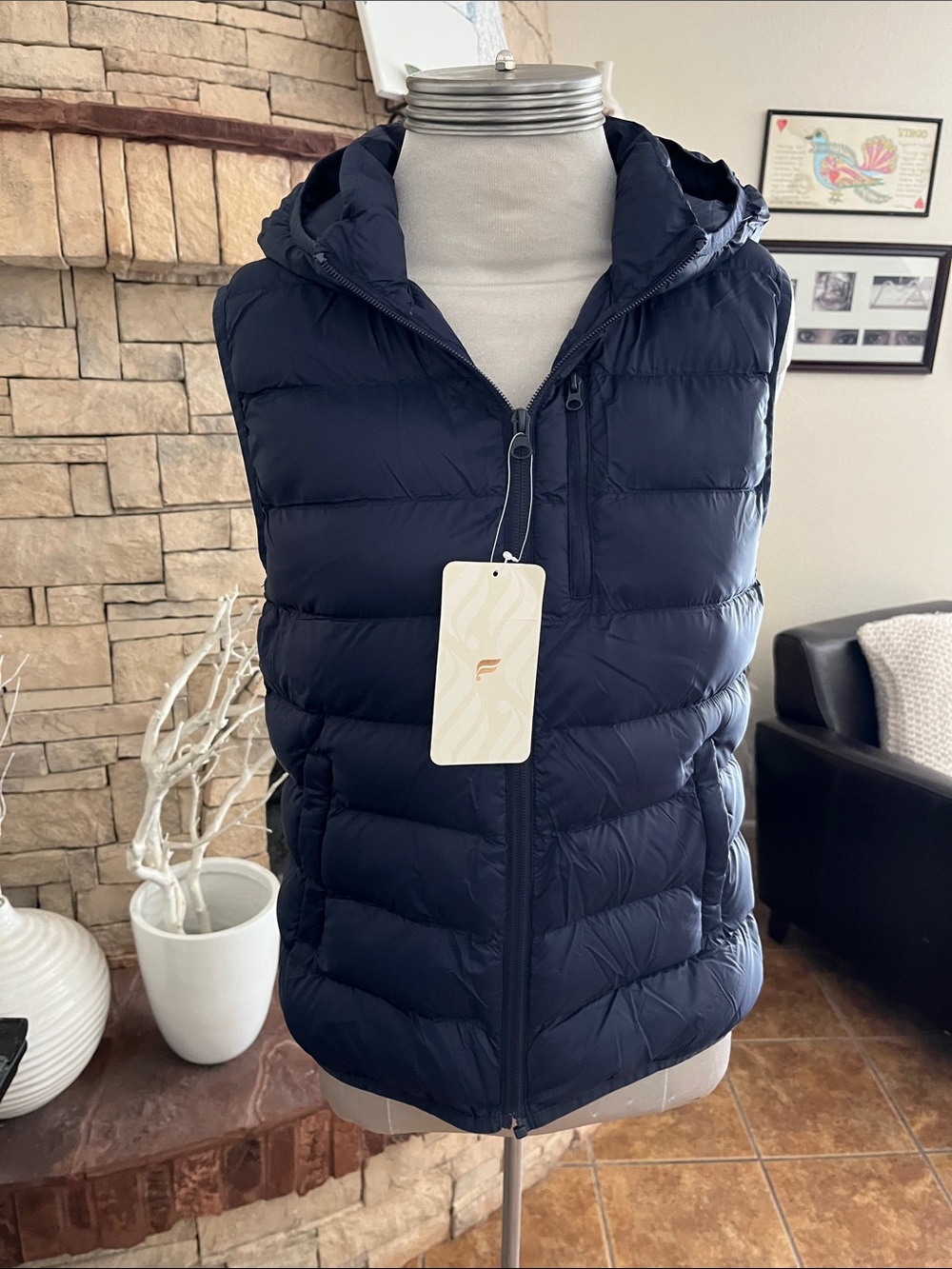 Fabletics Marina Packable Puff Vest Size XS NWT